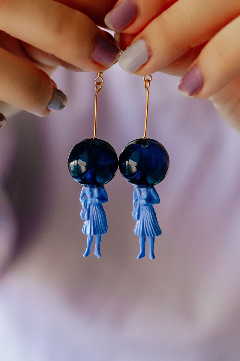 Web Based Girls Niche Hipster Funny Creative Cute Earrings