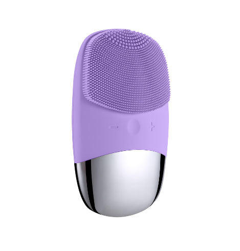 Web Based Mini Silicone Electric Face Cleansing Brush Electric Facial Cleanser Facial Cleansing Brush Skin Massager Skin Care Tools