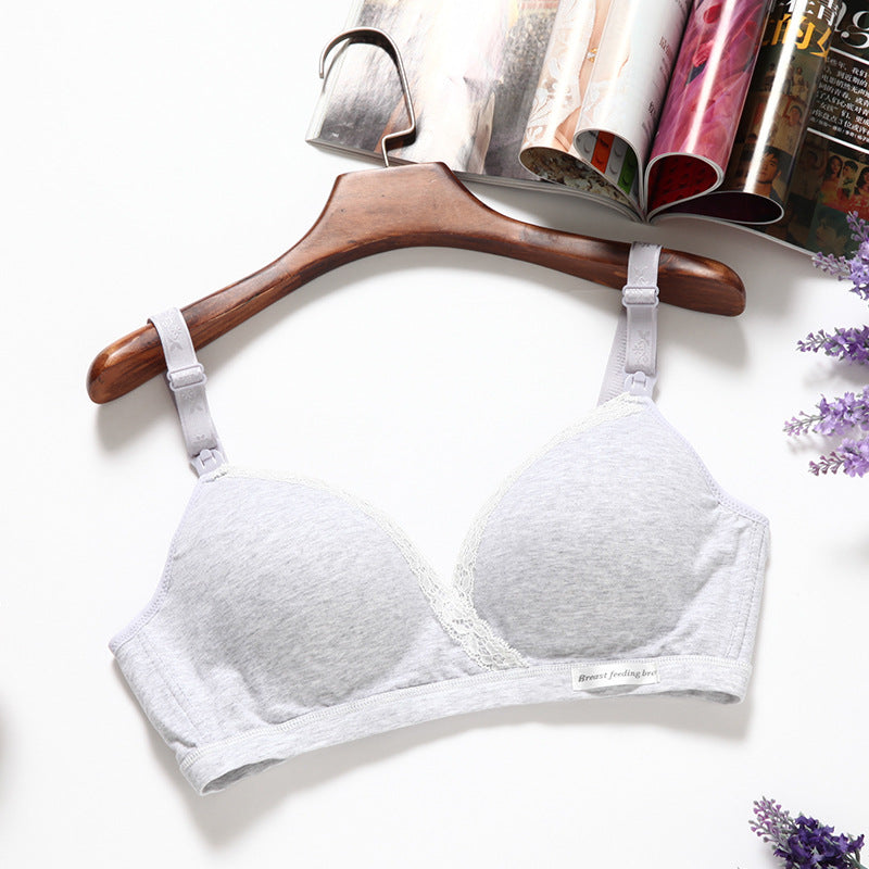 Web Based Cross-type Breastfeeding Bra, No Steel Ring, Double Buckle, Breastfeeding Underwear For Pregnant Women
