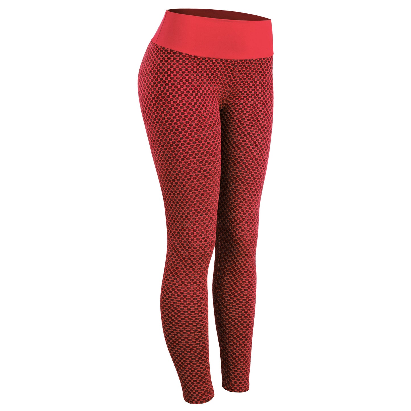 Web Based Plaid Leggings Fitness Yoga Pants Women's Seamless High Waist Breathable Gym Leggings