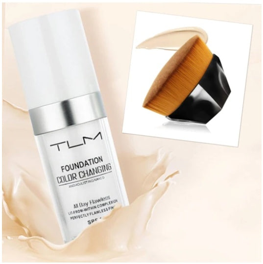 Web Based Temperature Liquid Foundation Concealer Portable Natural Color Makeup Foundation BB Concealer