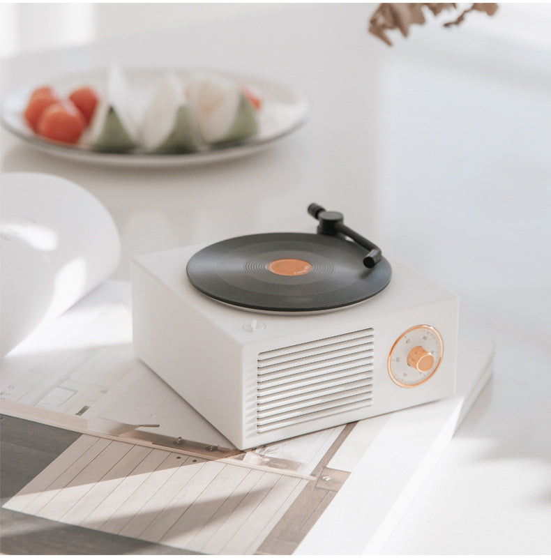 Web Based Wireless mini portable retro phonograph Bluetooth-compatible speaker