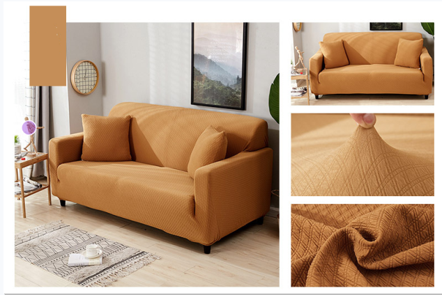 Web Based Pure color stretch waterproof sofa cover