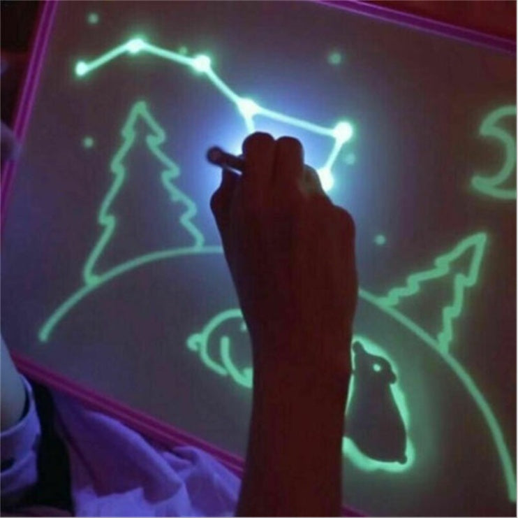 Web Based Educational Toy Drawing Pad 3D Magic 8 Light Effects Puzzle Board Sketchpad