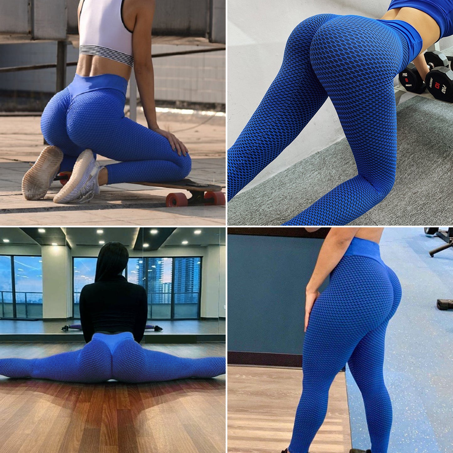 Web Based TIK Tok Leggings Women Butt Lifting Workout Tights Plus Size Sports High Waist Yoga Pants