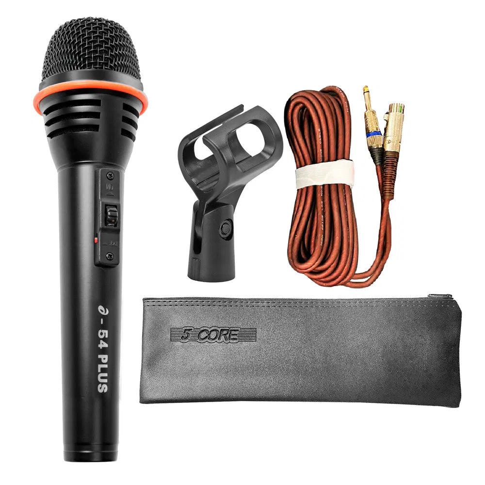 Web Based 5Core Microphone Dynamic Mic Karaoke Singing Studio XLR Mics Handheld Microfono