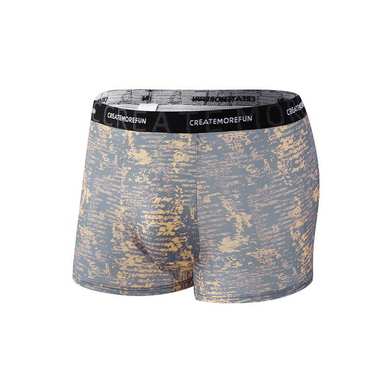 Webbased Men's Underwear Plus-sized Skin-friendly Four-corner Us Size Plus Size Breathable