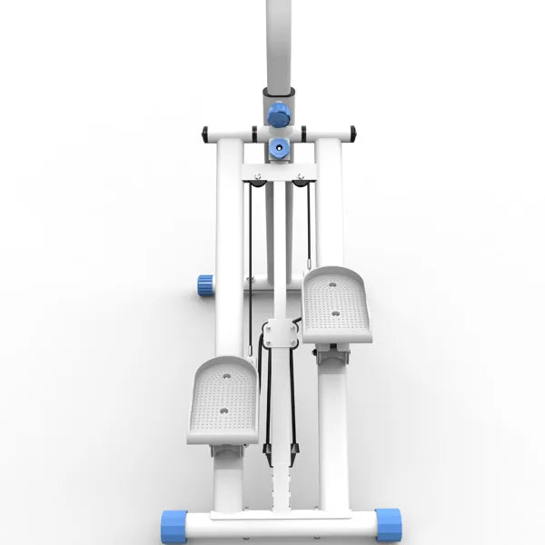 Web Based Stair Stepper With Resistance Home-Upgrade Vertical Climber Workout Machine For Full-Body Exercise Climber Fitness Equipment With Stable Frame Adjustable Handlebar-Blue Not Support Self-pick Up