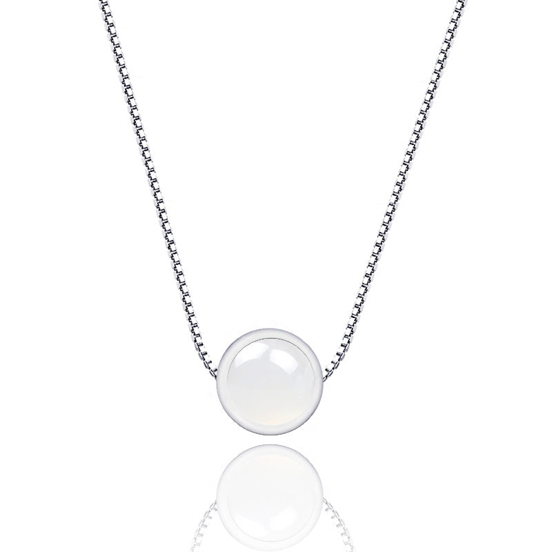 Web Based 925 Sterling Silver Strawberry Quartz Necklace