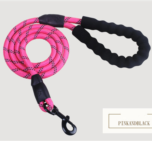 Web Based Reflective Dog Leash Nylon Pet Dog Leash Rope For Small Medium Large Dogs Walking Training Pet Suppiles