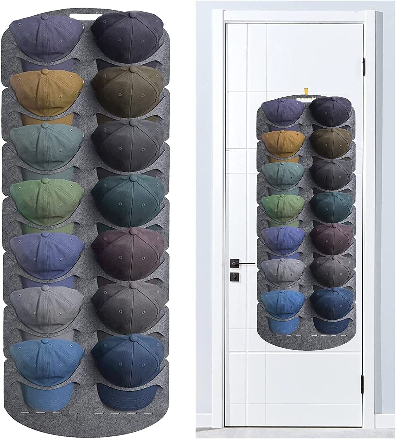 Web Based Hat Rack Organizer Baseball Holder Storage Cap Hanger Door Wall Coat Caps Stands