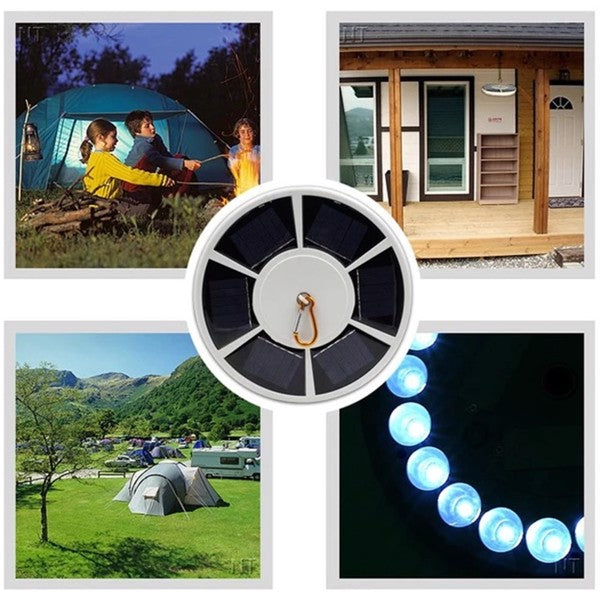 Web Based Solar Flagpole Light Strip Hook For Tent Camping