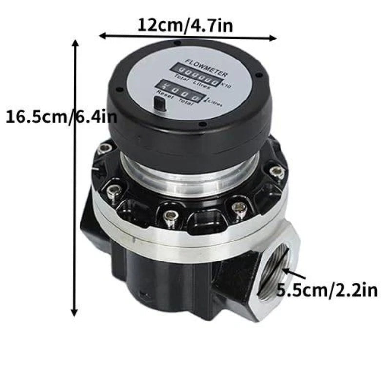 Web Based Mechanical Flow Meter 25 For Automotive Line Size