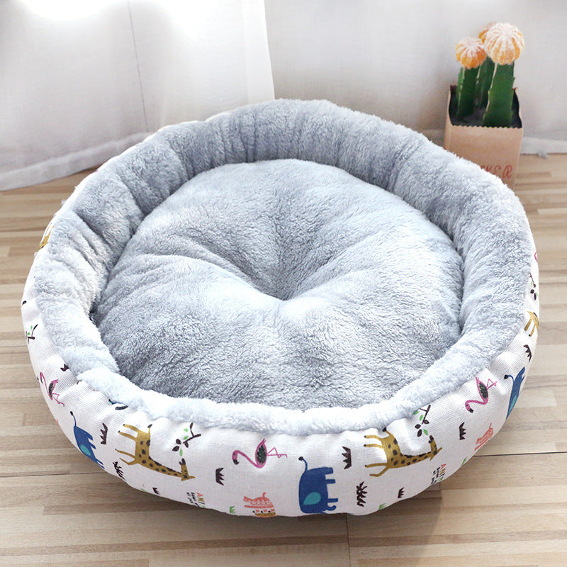 Web Based Dog And Cat Litter Padded With Round Cotton
