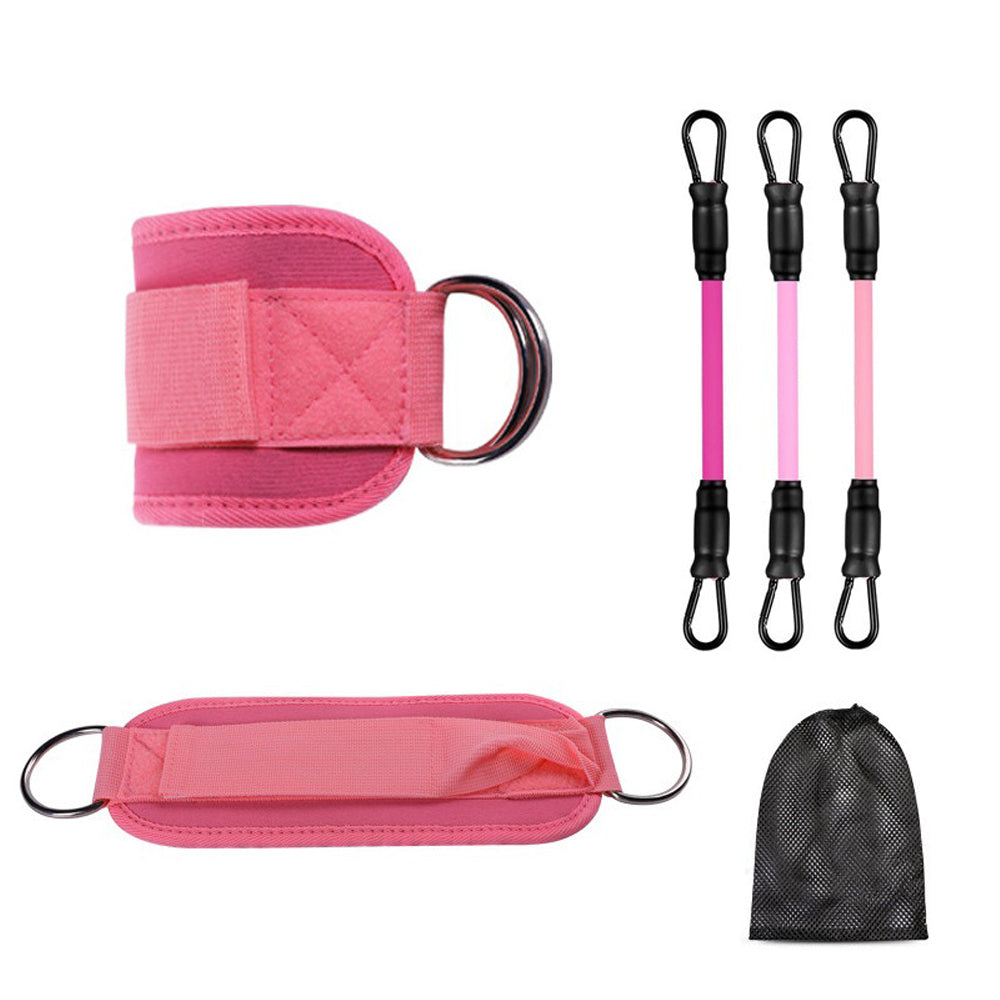 Web Based Ankle Resistance Bands With Cuffs For Women & Men,Adjustable Leg Workout Bands For Kickbacks, Booty Lift For Home Gym