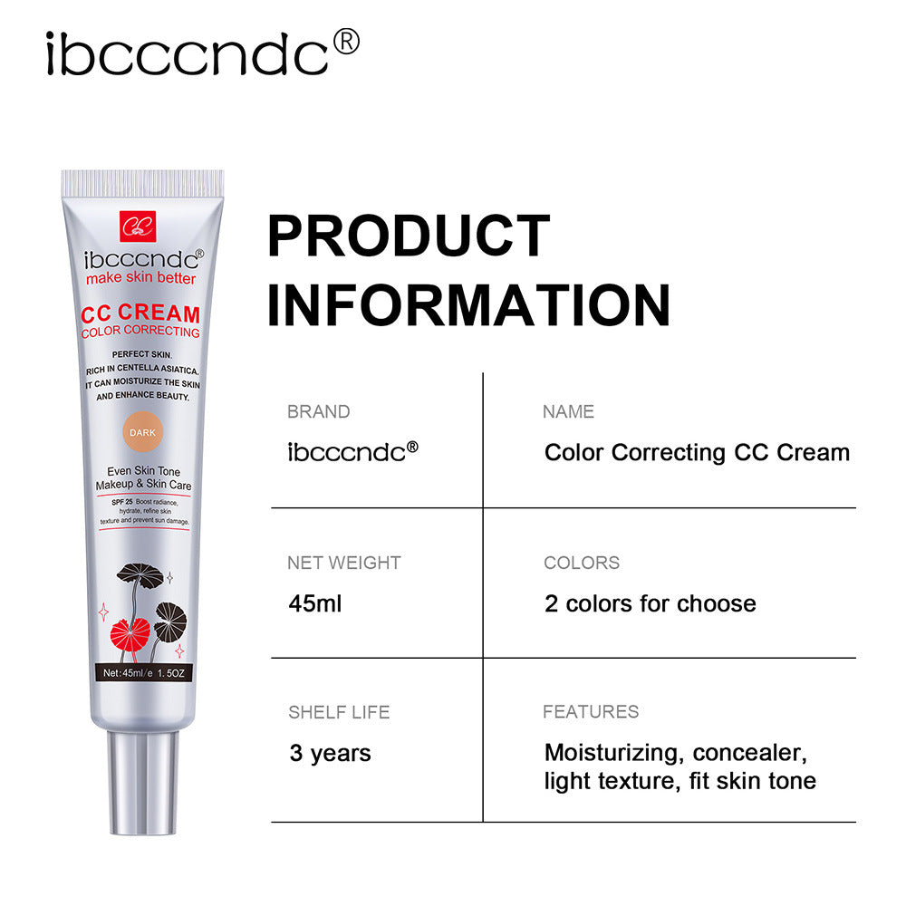 Web Based Moisturizing Correcting CC Cream Waterproof Anti-sweat Makeup Before Concealer Lasting Women Makeup Protect Skin Erborian Make