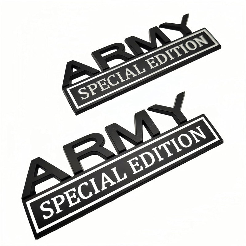 Web Based 2pack Army Special Edition Emblems, Army Car Emblem 3D Badge Decal Car Truck SUV,Refrigerator Sticker,Window Display Stickers