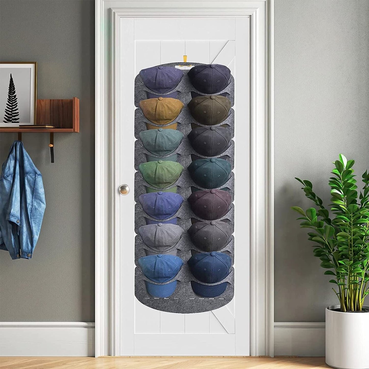Web Based Hat Rack Organizer Baseball Holder Storage Cap Hanger Door Wall Coat Caps Stands