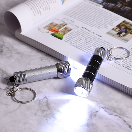 Web Based Mini Keychain Light Emergency Night Light Camping Flashlight Portable LED Torch Aluminum Keyring