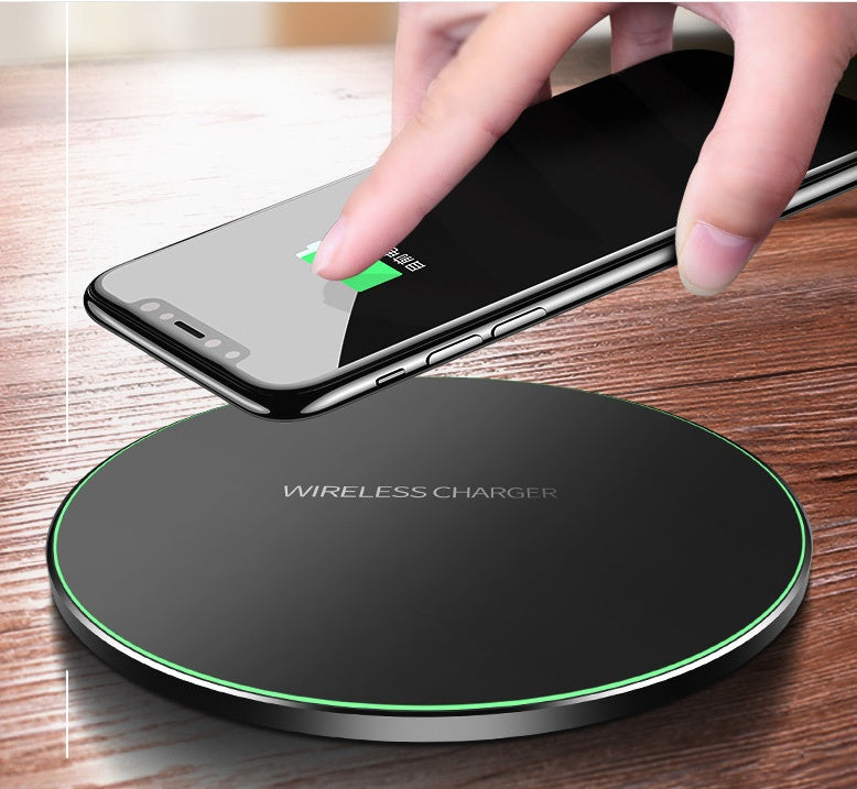 Web Based Wireless Charger For I-Phone Fast Wireless Charging Pad For Sam-sung High Speed