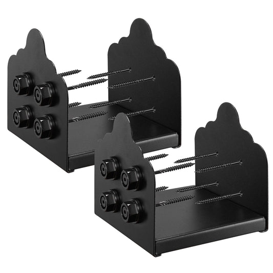 Web Based 2 Pack 8x8 Post Base Brackets Wood Fence Post Anchor Inner Size 7.9x7.5 Inch