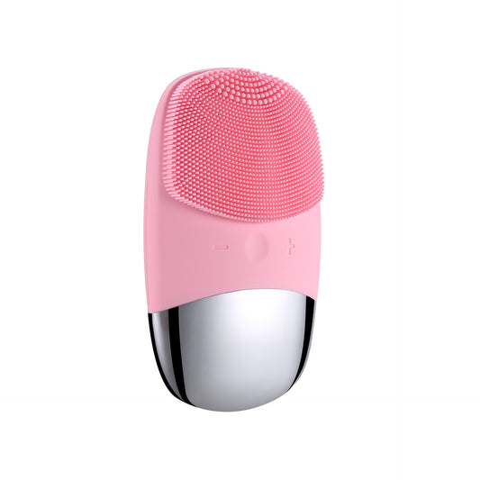 Web Based Mini Silicone Electric Face Cleansing Brush Electric Facial Cleanser Facial Cleansing Brush Skin Massager Skin Care Tools
