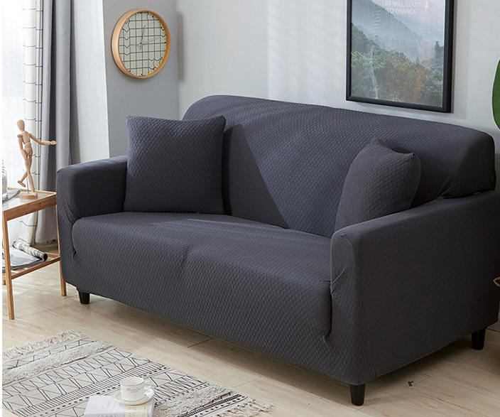 Web Based Pure color stretch waterproof sofa cover