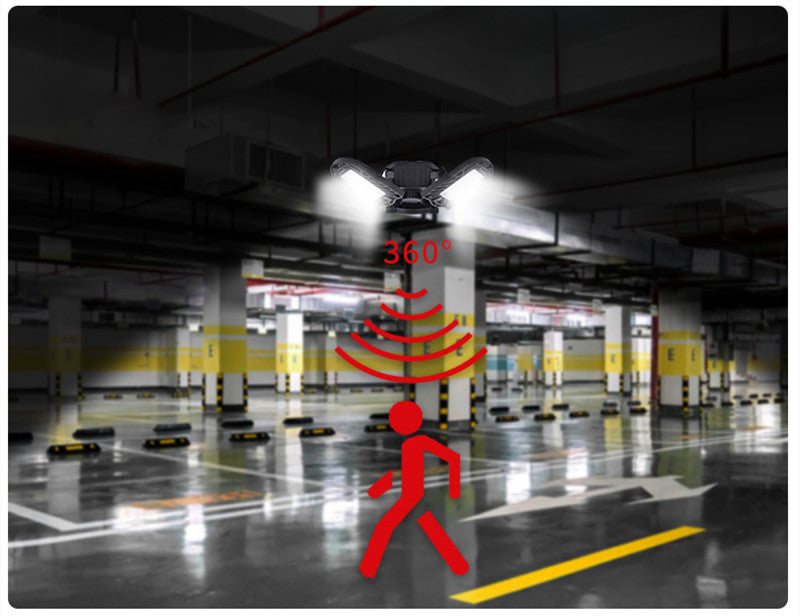 Web Based General Deformable Lamp Garage Light Radar Warehouse Industrial Lamp Home Lighting High Intensity