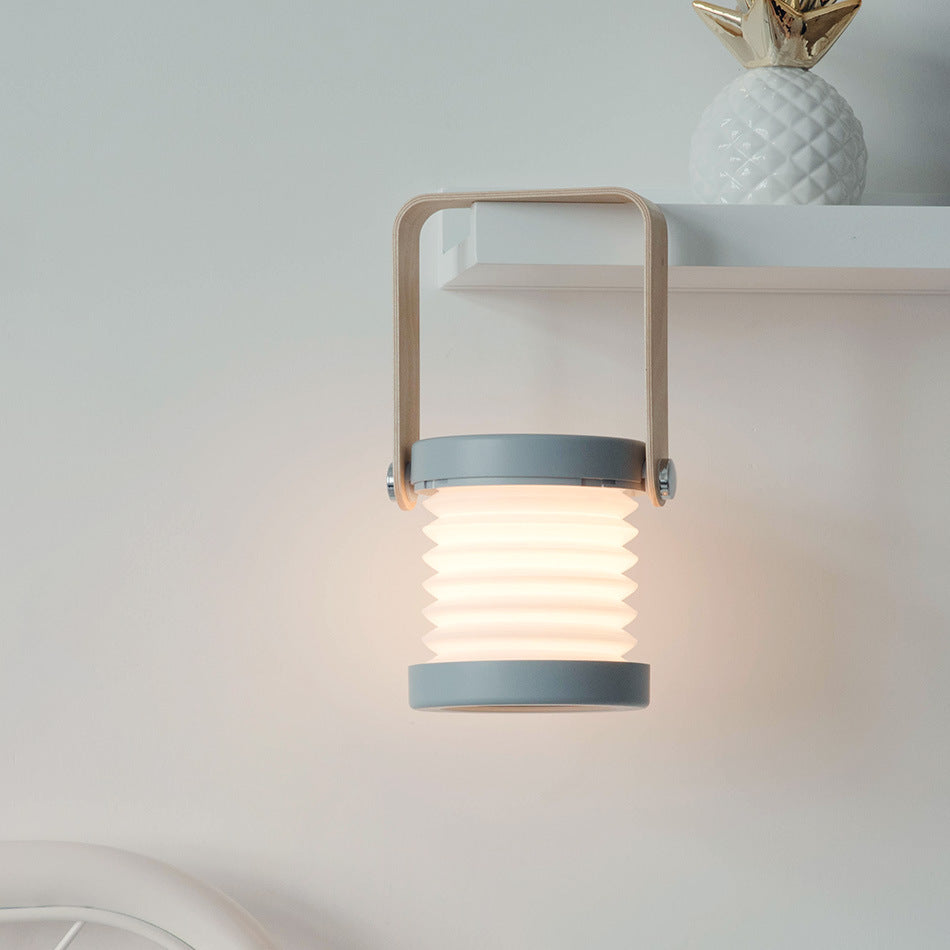 Web Based Foldable Touch Dimmable Reading LED Night Light Portable Lantern Lamp USB Rechargeable For Home Decor