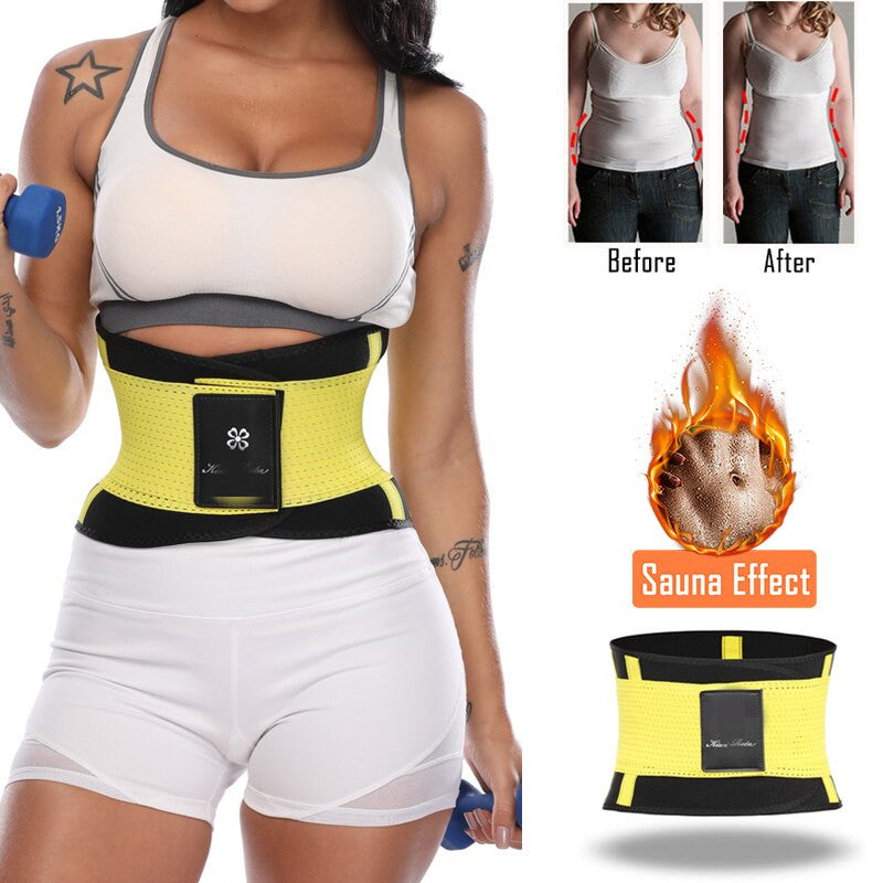 Web Based Women's Sports Slimming Plastic Belt