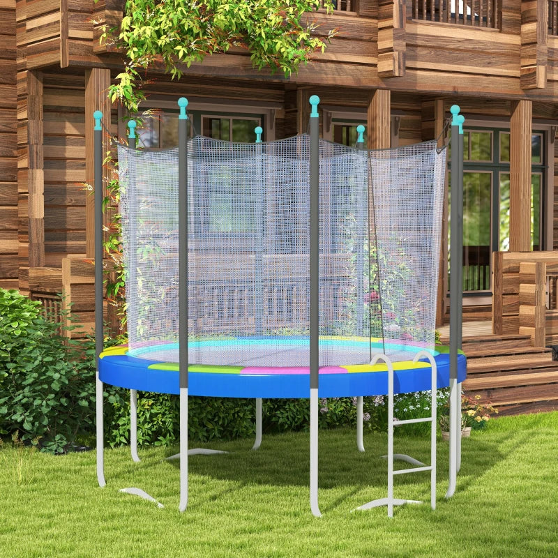 Web Based 14FT Trampoline Spring Cover, Safety Trampoline Pad Replacement, Waterproof And Tear Resistant, All Weather Trampoline Accessories, Multi Color