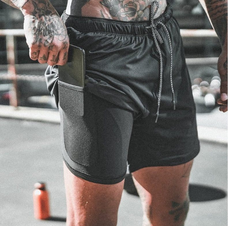 W eb Based Pocket Compression Shorts