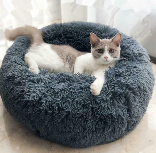 Web Based Dog Beds For Small Dogs Round Plush Cat Litter Kennel Pet Nest Mat Puppy Beds