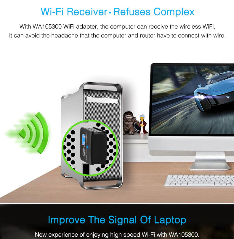 Web Based WIFI wireless receiver mini wireless card