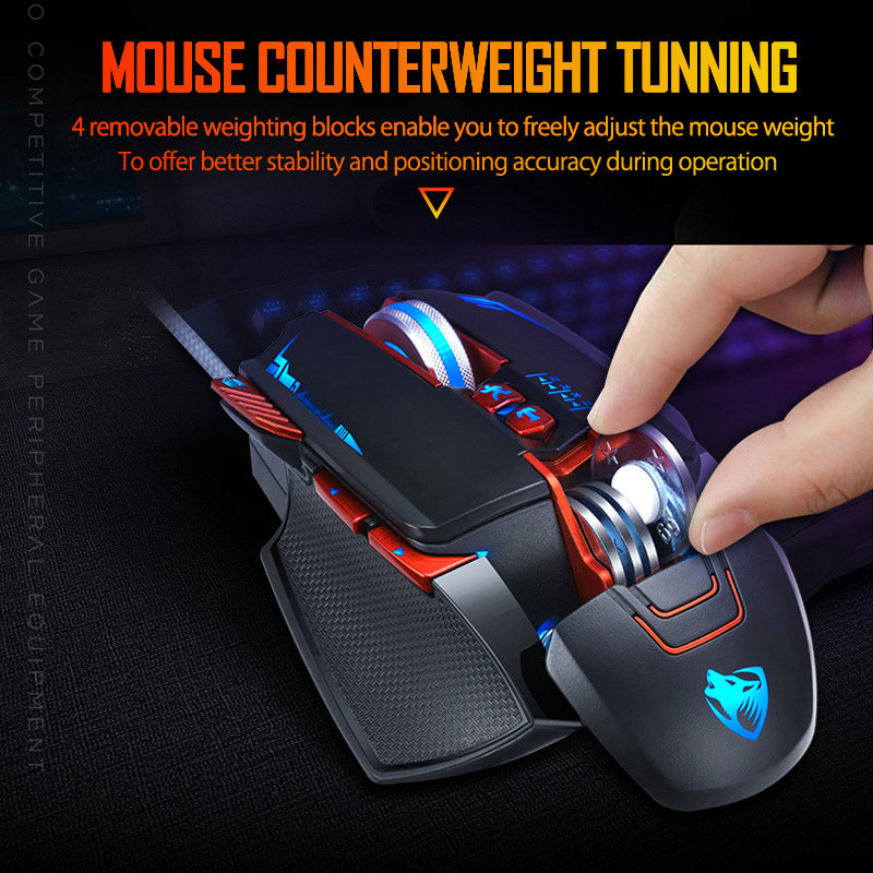 Web Based Thunder Wolf V9 gaming mouse gaming machine