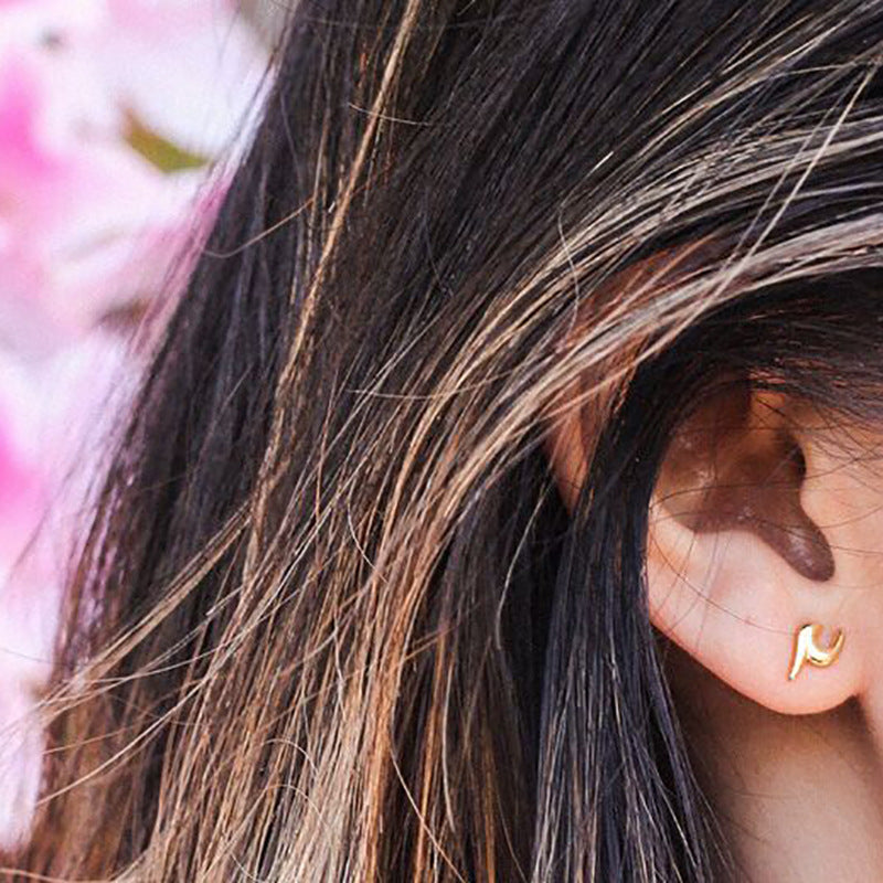 WebBased Shining Star Tassel Earrings Back Hanging Exquisite Earrings