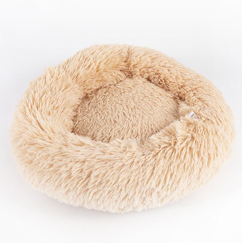 Web Based Dog Beds For Small Dogs Round Plush Cat Litter Kennel Pet Nest Mat Puppy Beds