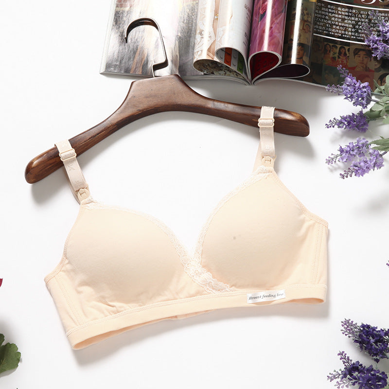 Web Based Cross-type Breastfeeding Bra, No Steel Ring, Double Buckle, Breastfeeding Underwear For Pregnant Women