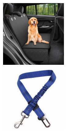 Web Based Dog Car Seat Cover View Mesh Pet Carrier Hammock Safety Protector Car Rear Back Seat Mat With Zipper And Pocket For Travel