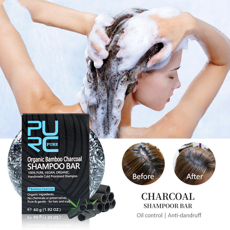 Web Based Hand-Extracted Soap Shampoo Bamboo Charcoal Shampoo Soap