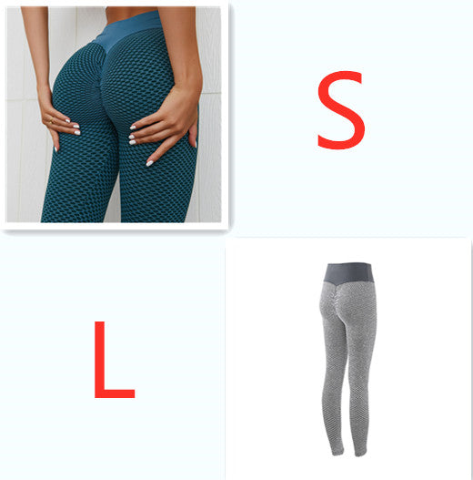 Web Based Plaid Leggings Fitness Yoga Pants Women's Seamless High Waist Breathable Gym Leggings
