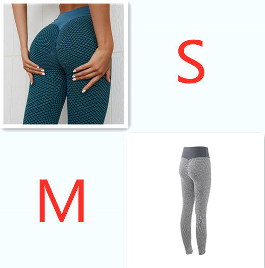 Web Based Plaid Leggings Fitness Yoga Pants Women's Seamless High Waist Breathable Gym Leggings