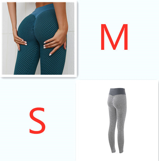 Web Based Plaid Leggings Fitness Yoga Pants Women's Seamless High Waist Breathable Gym Leggings