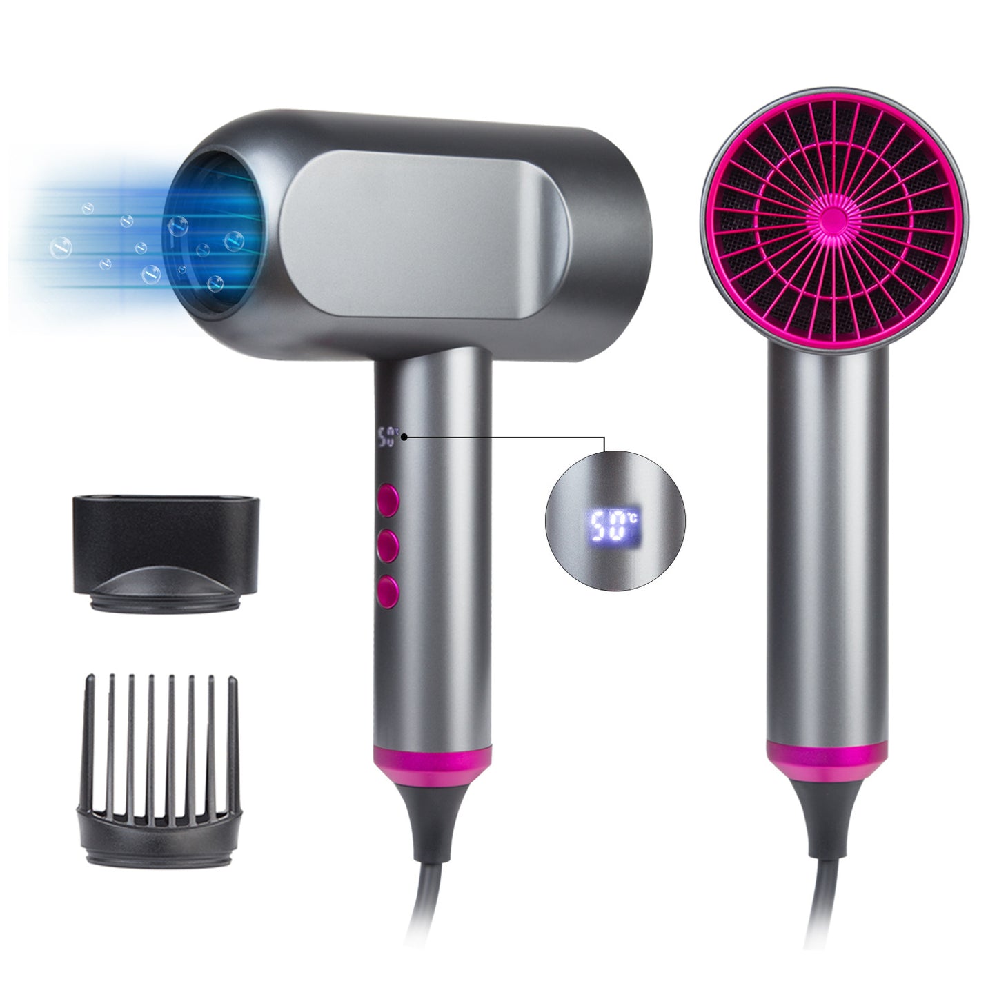 Web Based Does Not Hurt Hair Negative Ion Hair Dryer Household Net Red Hammer Hair Dryer