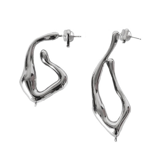 Web Based Long Style Design Earrings Female Ruby Earrings