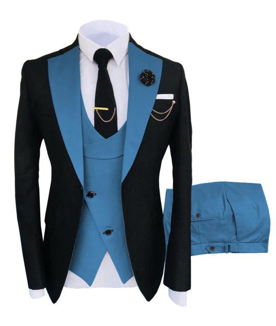 Web Based Custom Pieces Slim Fit Wedding Tuxedos One