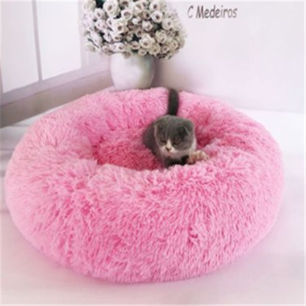 Web Based Round Long Hairy Autumn And Winter Nest Pad Cat Mattress
