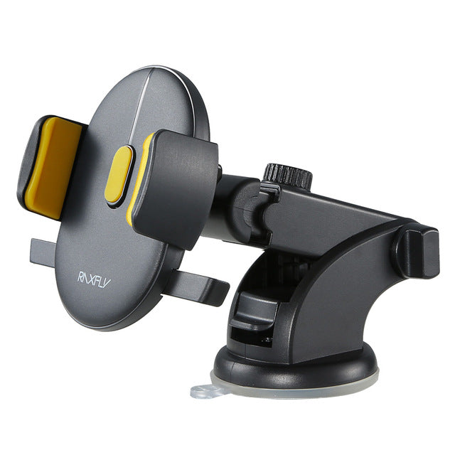 Web Based Car Phone Holder Long Rod Telescopic Car Dashboard Suction Cup Type