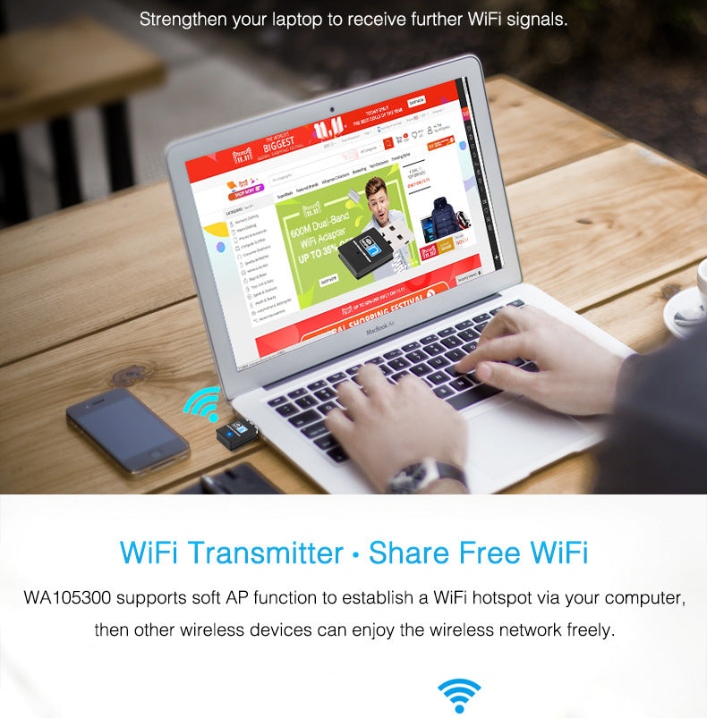 Web Based WIFI wireless receiver mini wireless card
