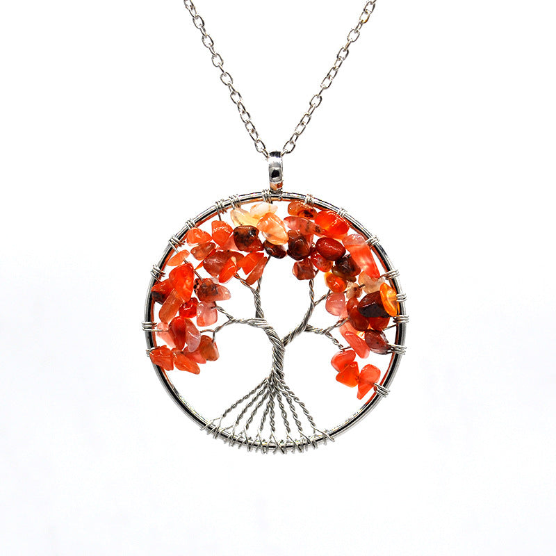 Web Based Kabala Life Tree necklace